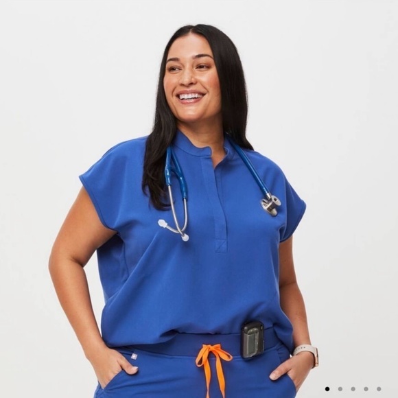 Figs Tops Figs Winning Blue Rafaela Xxl Poshmark